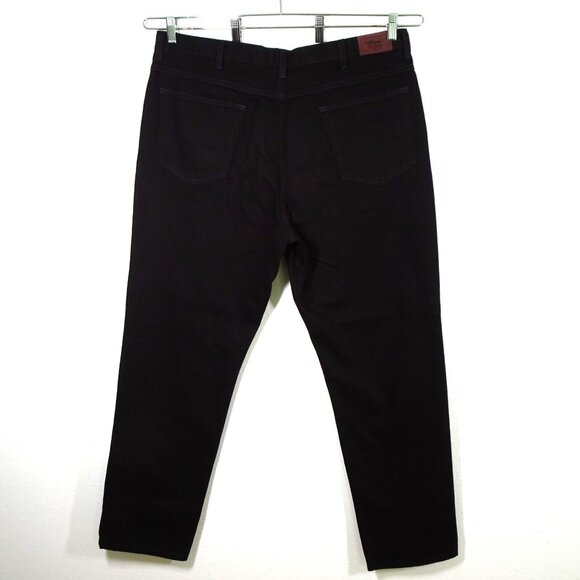 LL Bean Denim Jeans Men's Size 40x32 Black Cotton Classic Fit - Picture 7 of 11